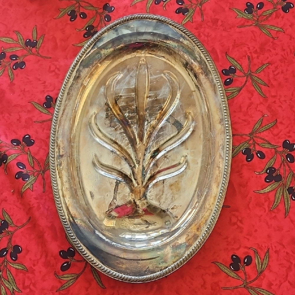 Oneida Silver Oval Serving Platter